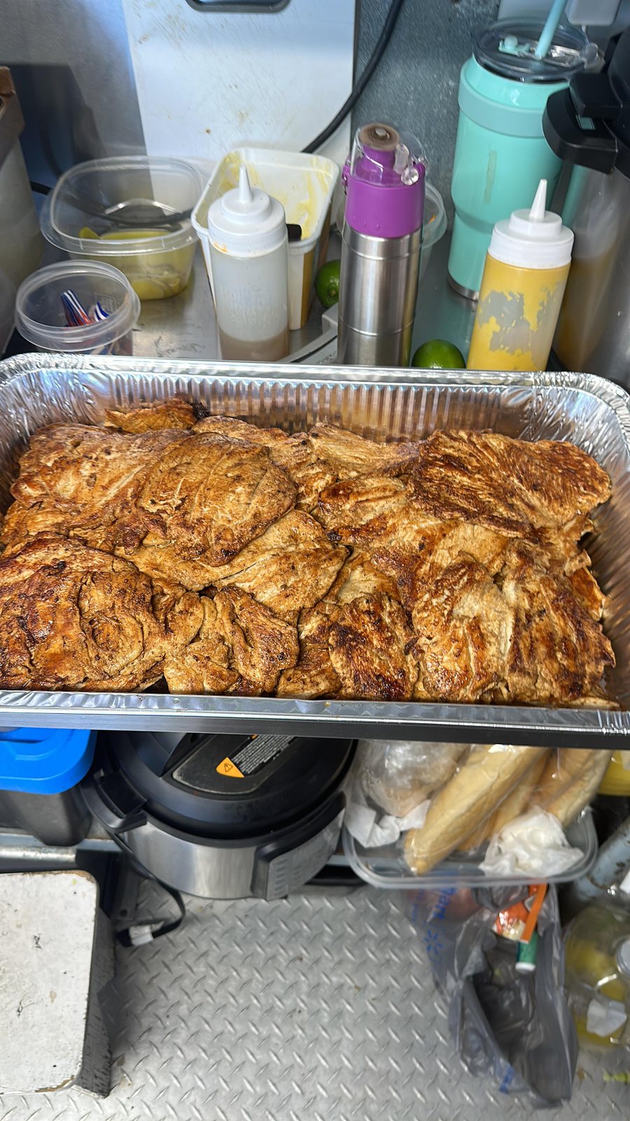 Cubans on Wheels catering tray photo