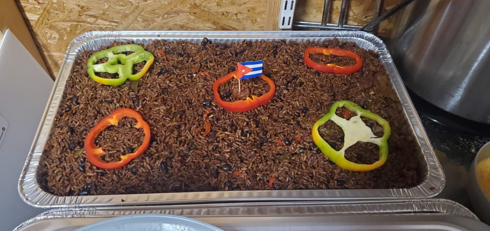 Cubans on Wheels catering tray photo