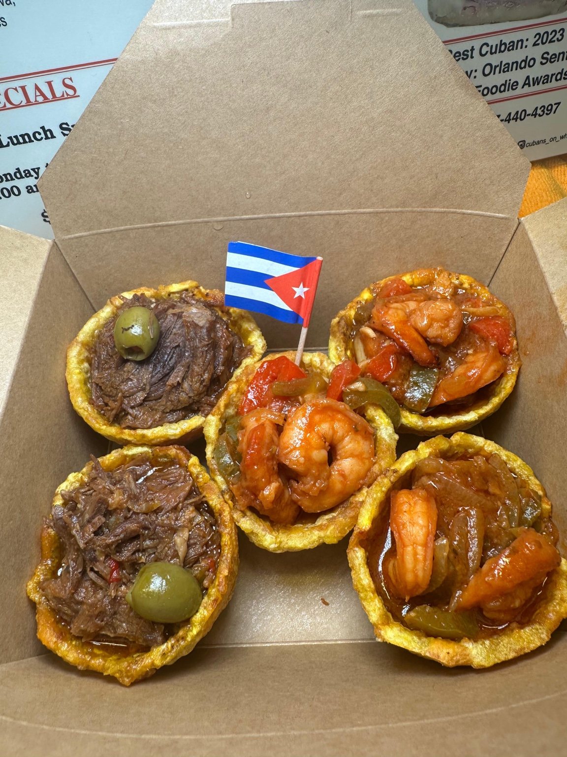 Cubans on Wheels fresh Cuban food photo